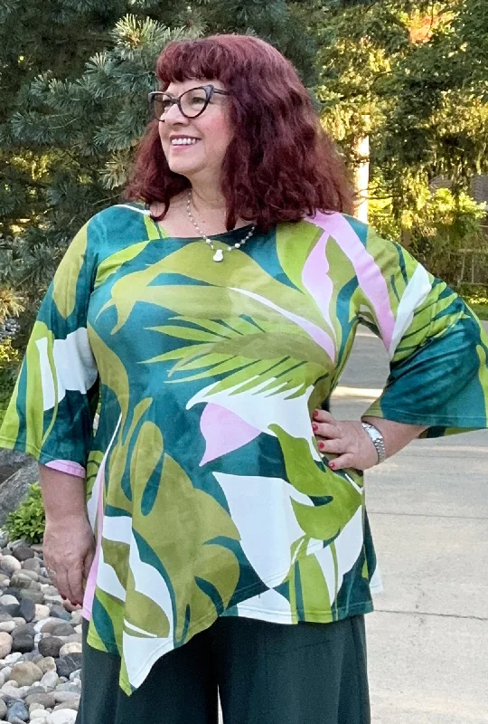 Prism Tunic - Lime Leaves