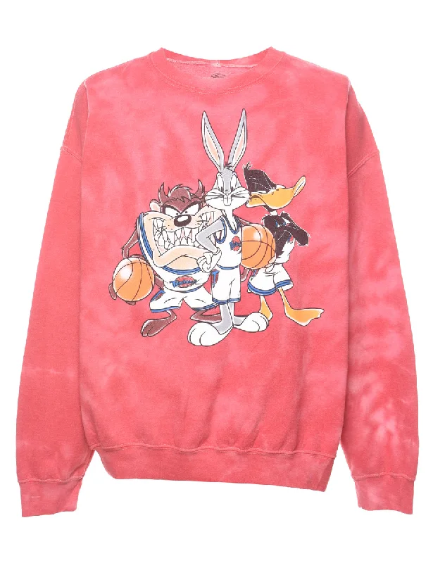 Looney Tunes Cartoon Sweatshirt - L