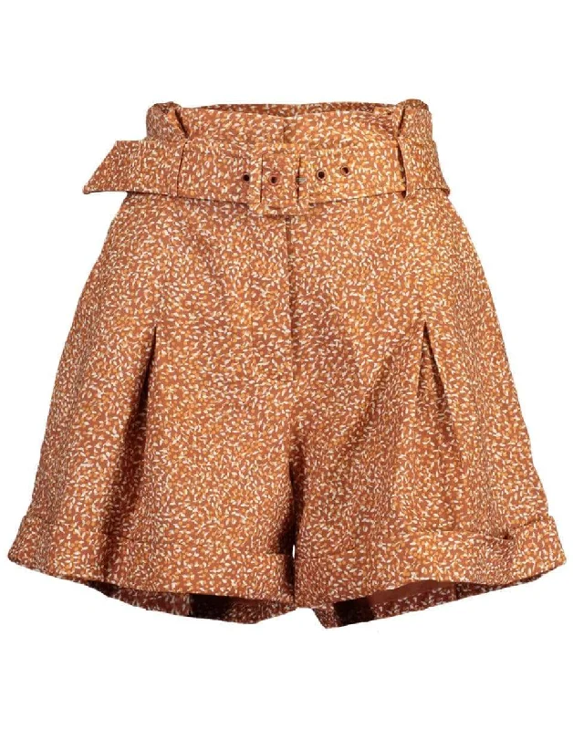 Lillian Floral Linen Shorts