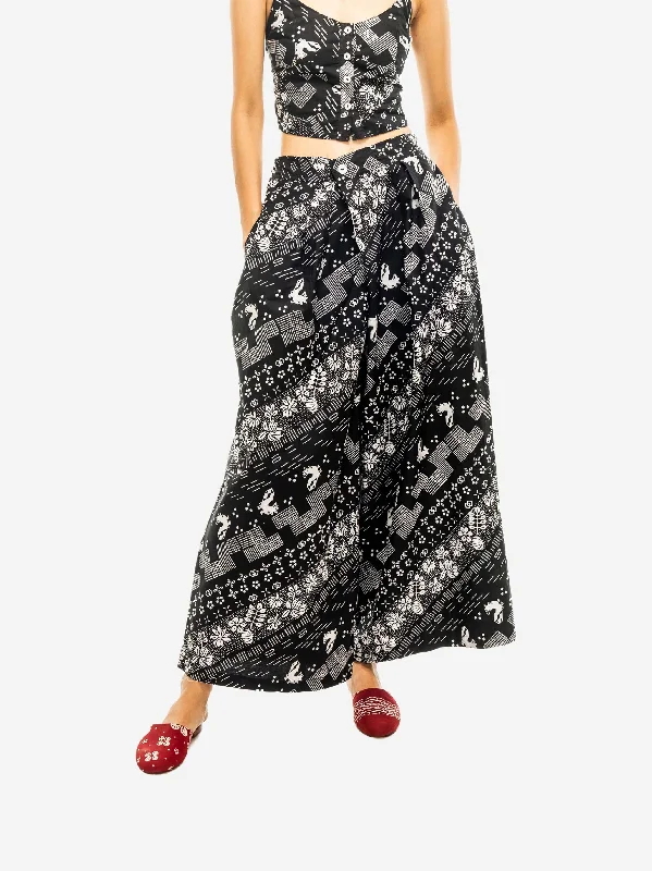 "Tambal" - Two Buttons Maxi Pants