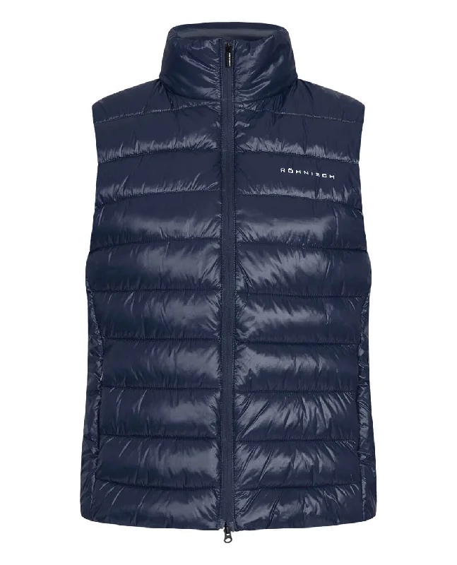 SIZE L - ROHNISCH Airlite Padded Vest Navy