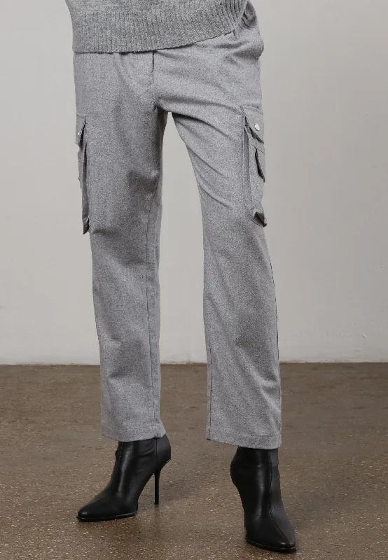 INNOCENT TROUSERS GREY MARL