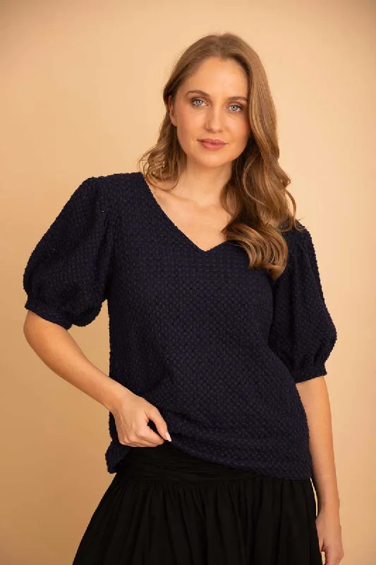 Mary Top Navy