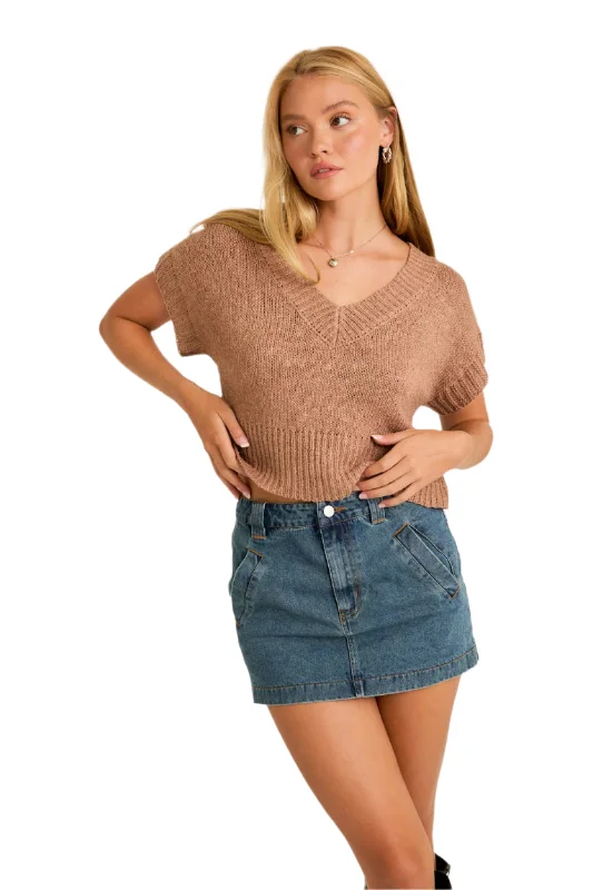 Coffee Date Sweater Top