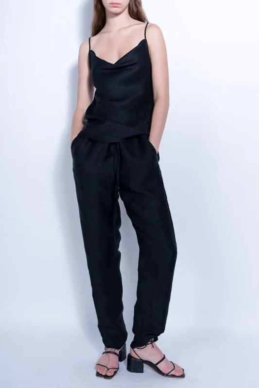 Tapered Pajama Trousers