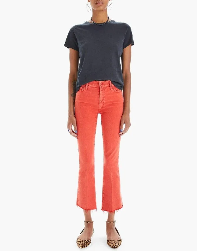 High Waisted Rascal Ankle Fray Jean