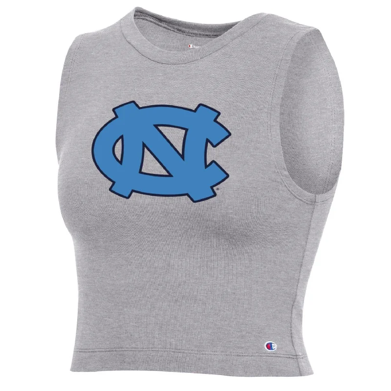 UNC Cropped Tank Top - Athletic Women's Carolina Tar Heels Midi Crop Tank