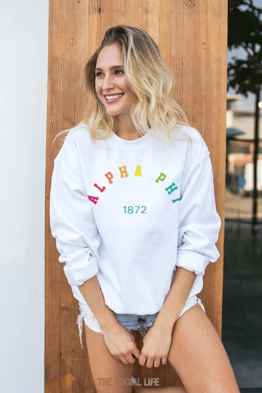 Alpha Phi Team Pride Crewneck