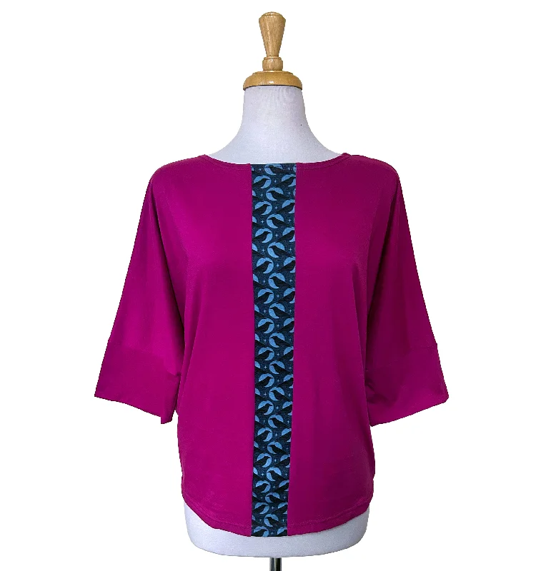 Batwing Top - Ravens - Pink