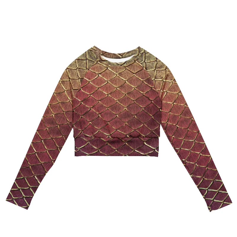 Sanderson's Spell Recycled Cropped Rash Guard