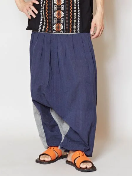 Bi Color Unisex Harem Pants