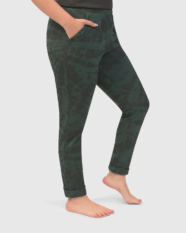 Exhale Jogger Pants, Forest Tie-Dye