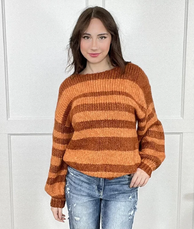 Sunset Striped Sweater * Final Sale*