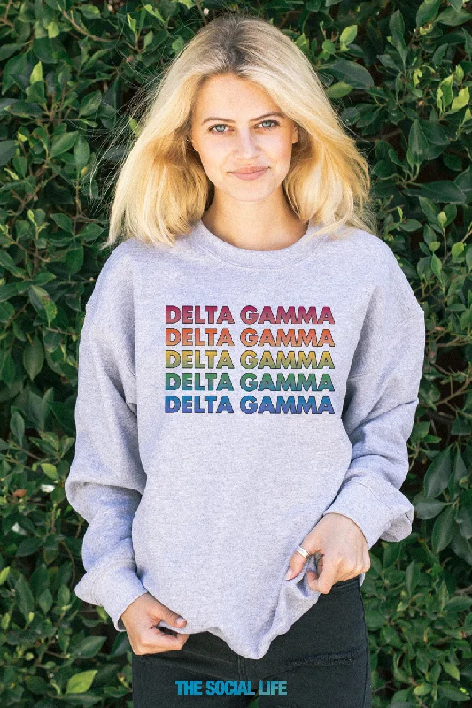 Delta Gamma Technicolor Crewneck