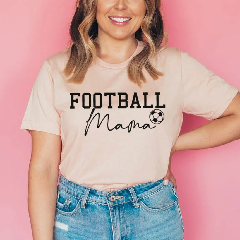 Mama & Fan- Football Mama Logo T-Shirt