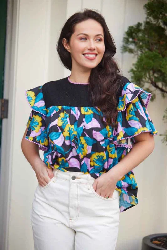 Trina Top Print