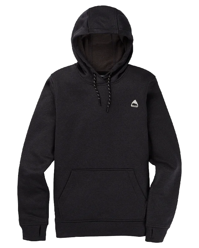 Burton Women's Oak Pullover Hoodie - True Black Heather