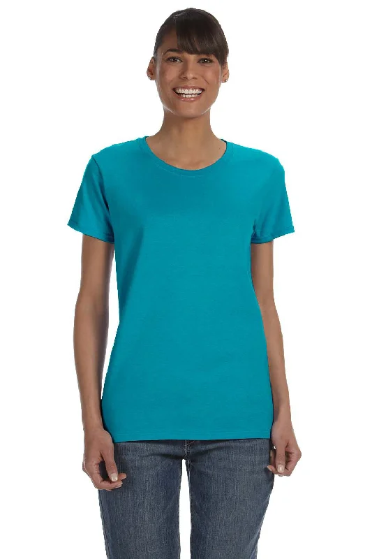 Gildan Womens Short Sleeve Crewneck T-Shirt - Tropical Blue