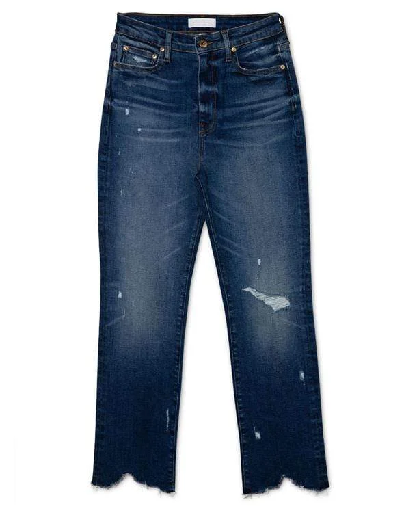 River Straight Leg High Rise Denim