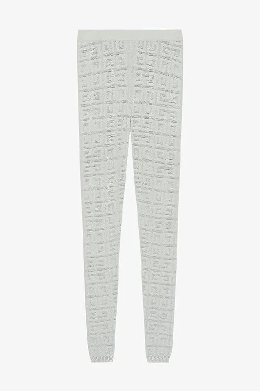 Lace Monogram Stretch Legging